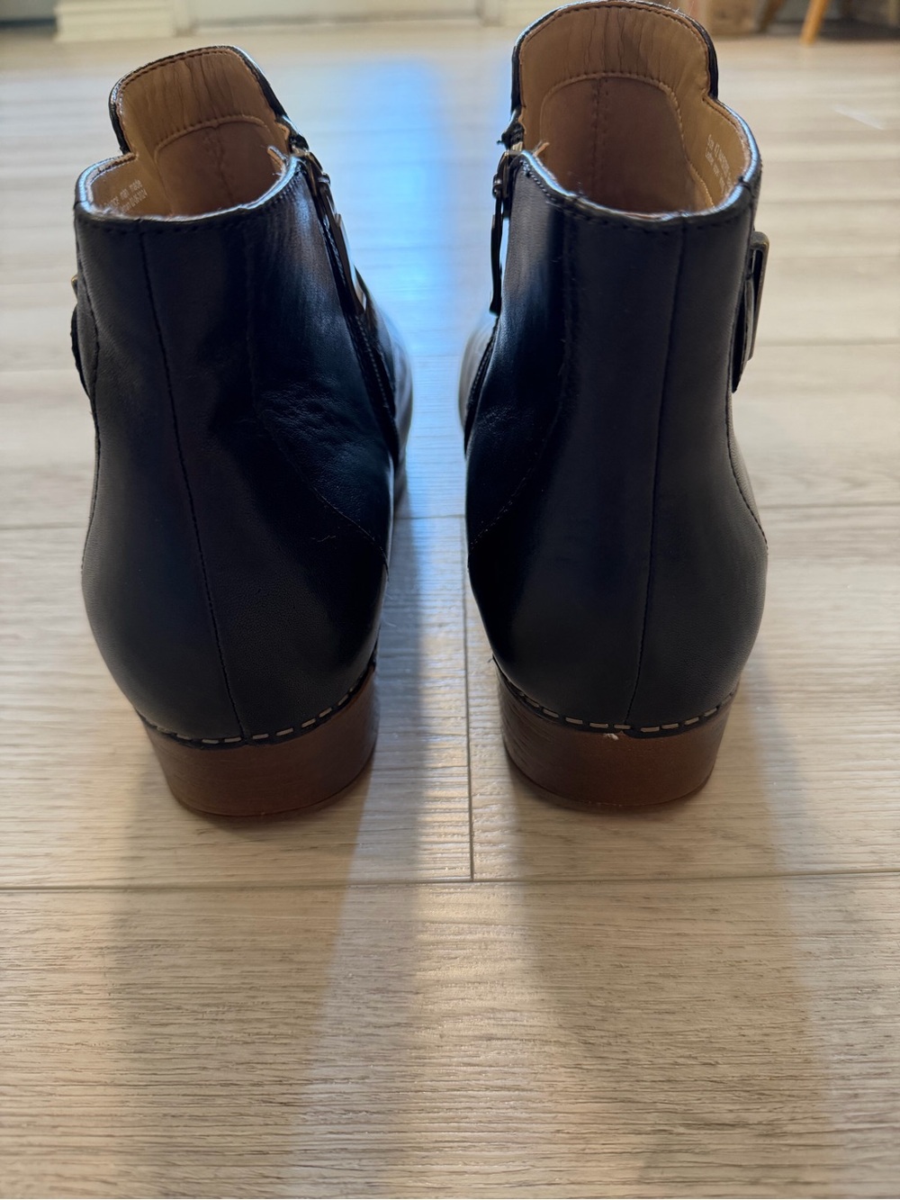 Dansko Ankle Boot 9441-507800 Brennan Leather Black Lagenlook Women’s 12 Sz 42 - Picture 5 of 14